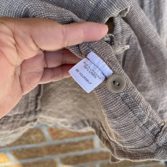 Flax button down shirt medium - Picture 4 of 8